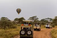 Picture of air ballooning on safari in Africa