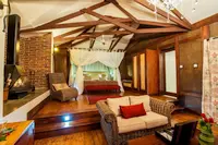 inside a luxury lodge on safari in Ngorongoro Crater Africa