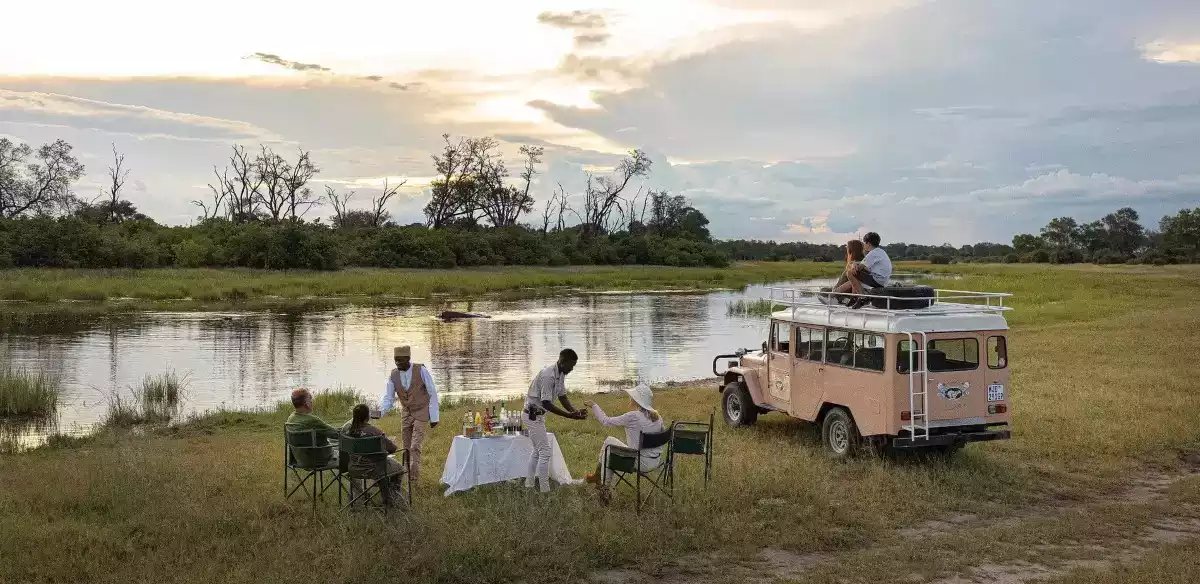 The Luxury 10 Day Romantic Safari Victoria Falls, Delta and Kalahari in Okavango Delta