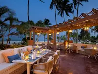 Evening dining on honeymoon luxury safari in Zanzibar Africa